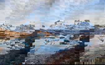 Cyrstal-clear Pehoe Lake Chile