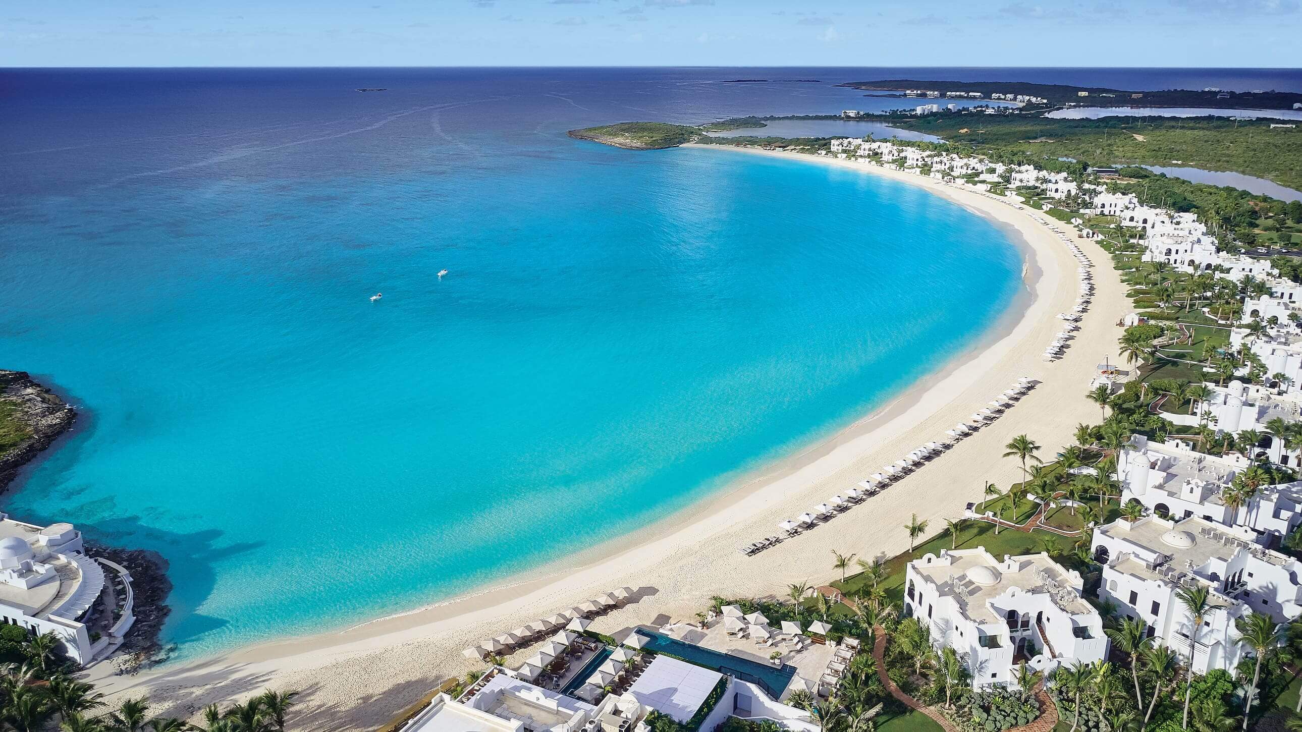 View of beautiful Maundays Bay